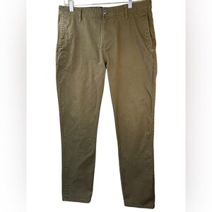 Vuori Men's Green Khaki Chinos 34
